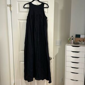 DISSH | Dresses | Dissh Halter Neck 0 Linen Black Maxi Dress | Poshmark